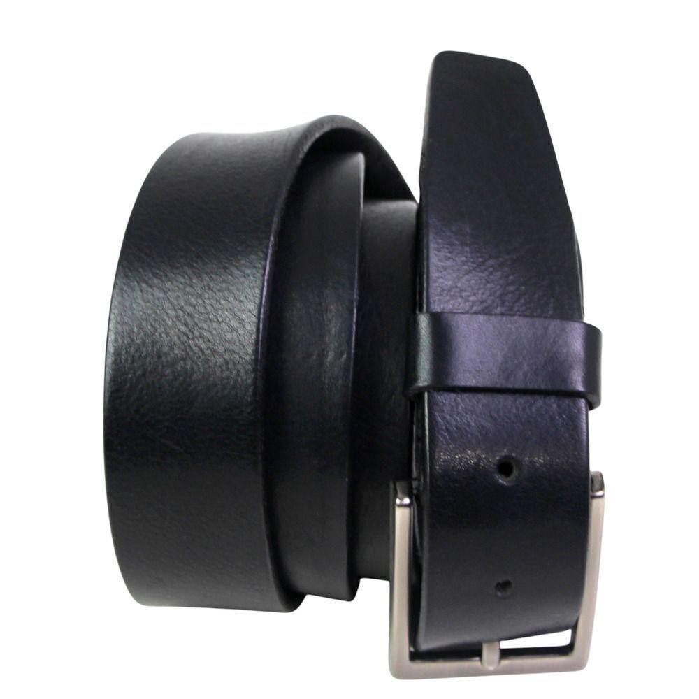 Joseph Abboud BLACK GENUINE LEATHER 1 1/4"Wd CASUAL DRESS MEN'S BELT Sz 40 (X84